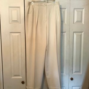 Long off white pants